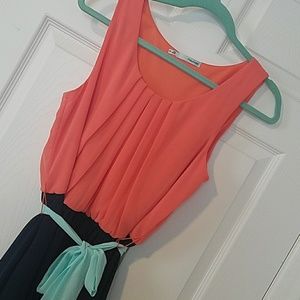 Adorable Color Block Dress